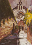 Kościół w Alcudii, olej na płótnie, 24 x 33